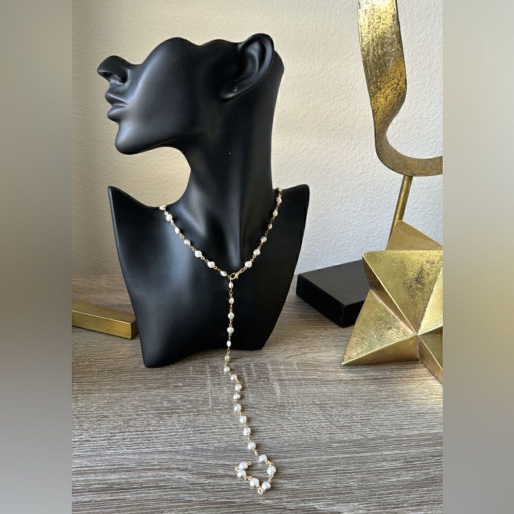 BohemianāpearlānecklaceāA856 - Picture 3 of 3